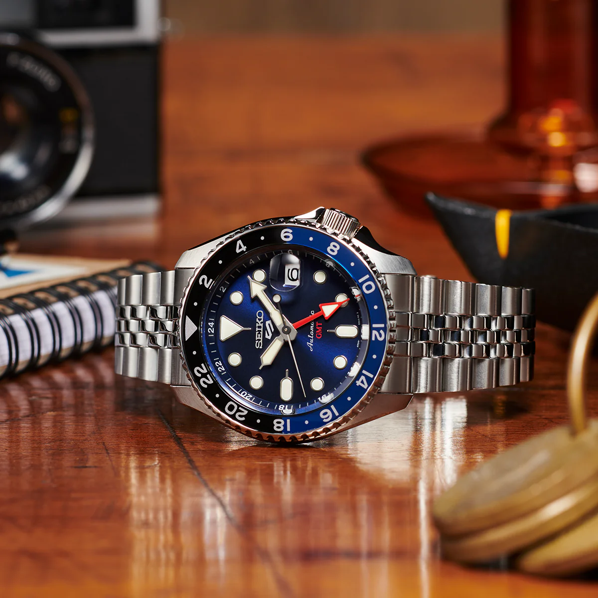 Seiko 5 Sports Blueberry GMT SKX Re-Interpretation - SSK003K1 - Image 5