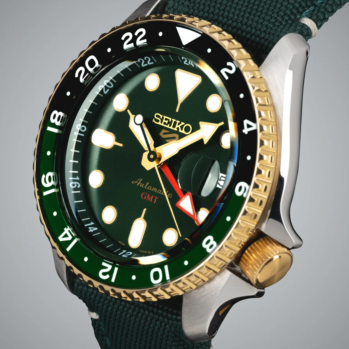 Seiko 5 Sports Forest Green Sunrise - India Limited Edition - SSK050K1 - Image 4