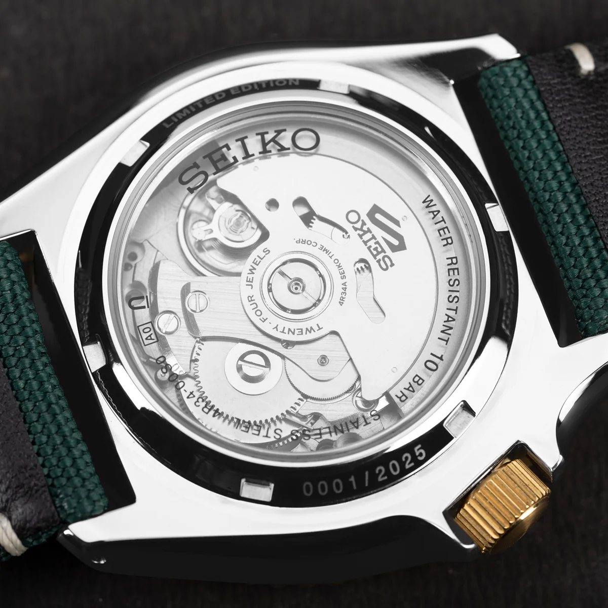 Seiko 5 Sports Forest Green Sunrise - India Limited Edition - SSK050K1 - Image 6