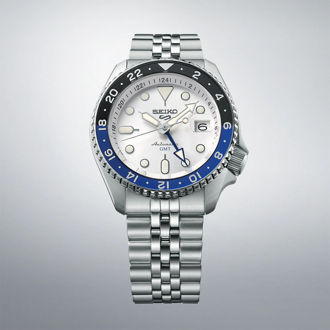 Seiko 5 Sports SKX GMT Sky Blue, Silver Cloud - SSK033K1 - Image 3