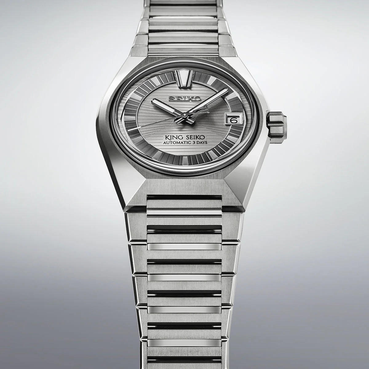 King Seiko Titanium Silvertone - HKF002J1 - Image 5