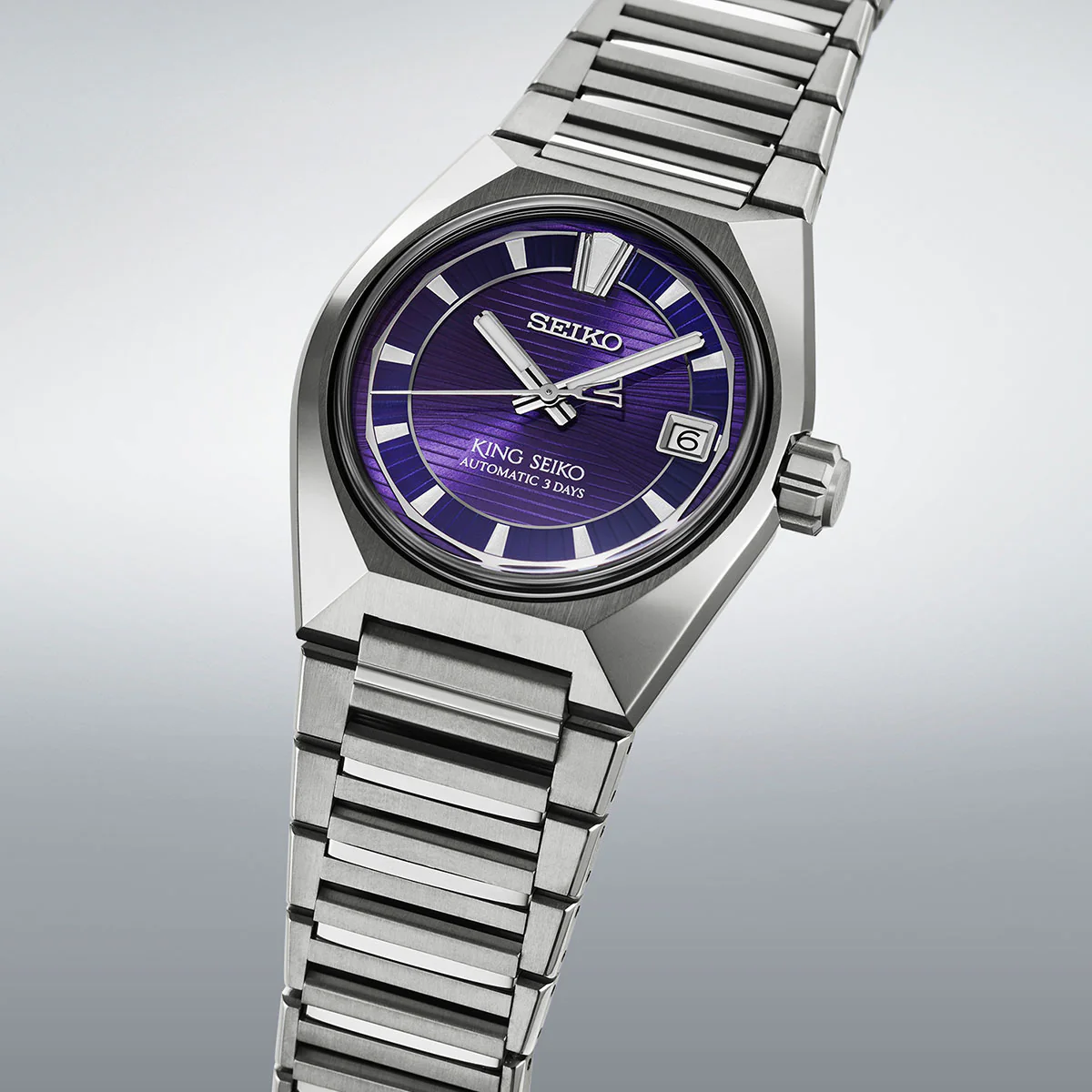 King Seiko Titanium Twilight Violet - HKF001J1 - Image 3
