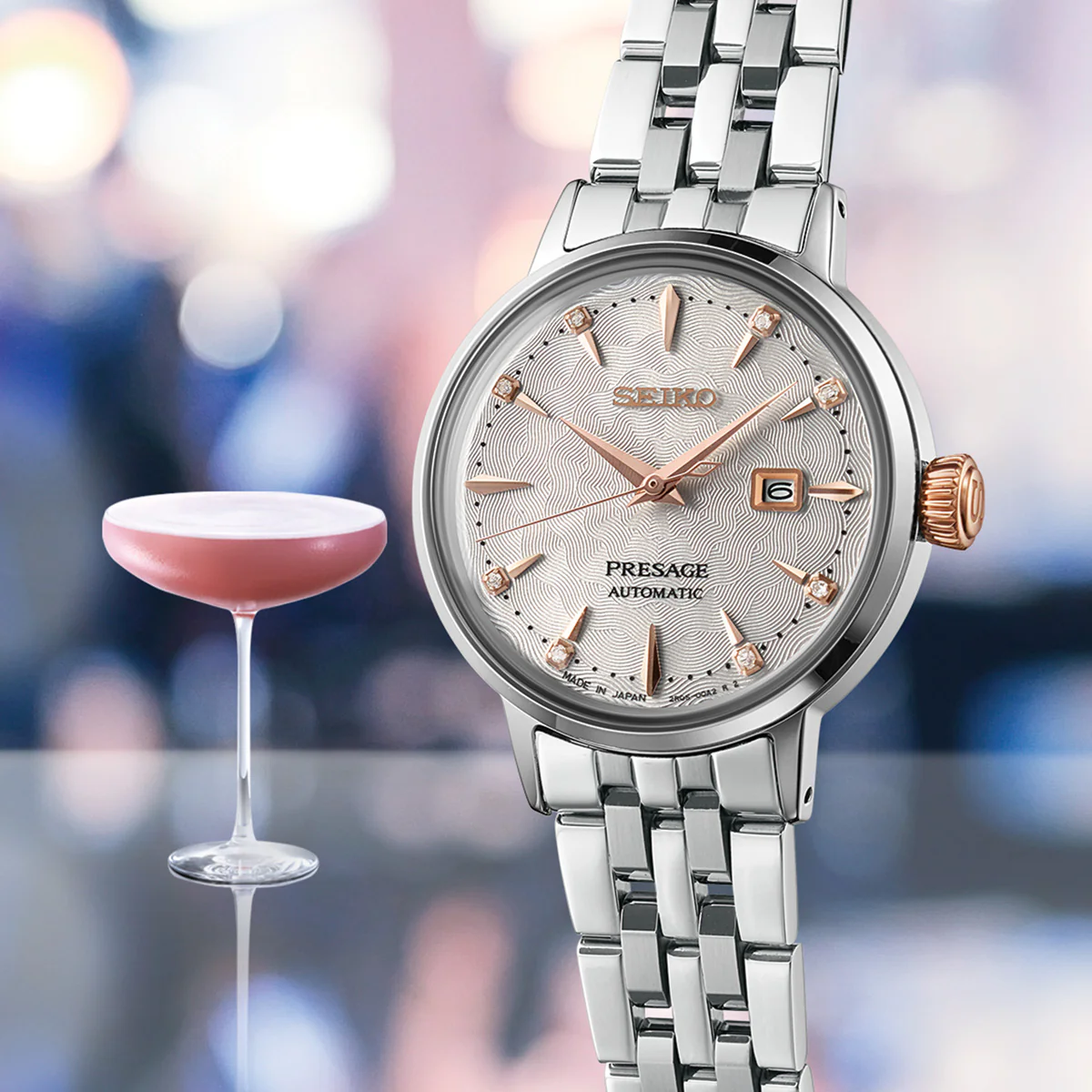 Presage Cocktail Time ‘Clover Club’ Diamond Twist - SRE009J1 - Image 3