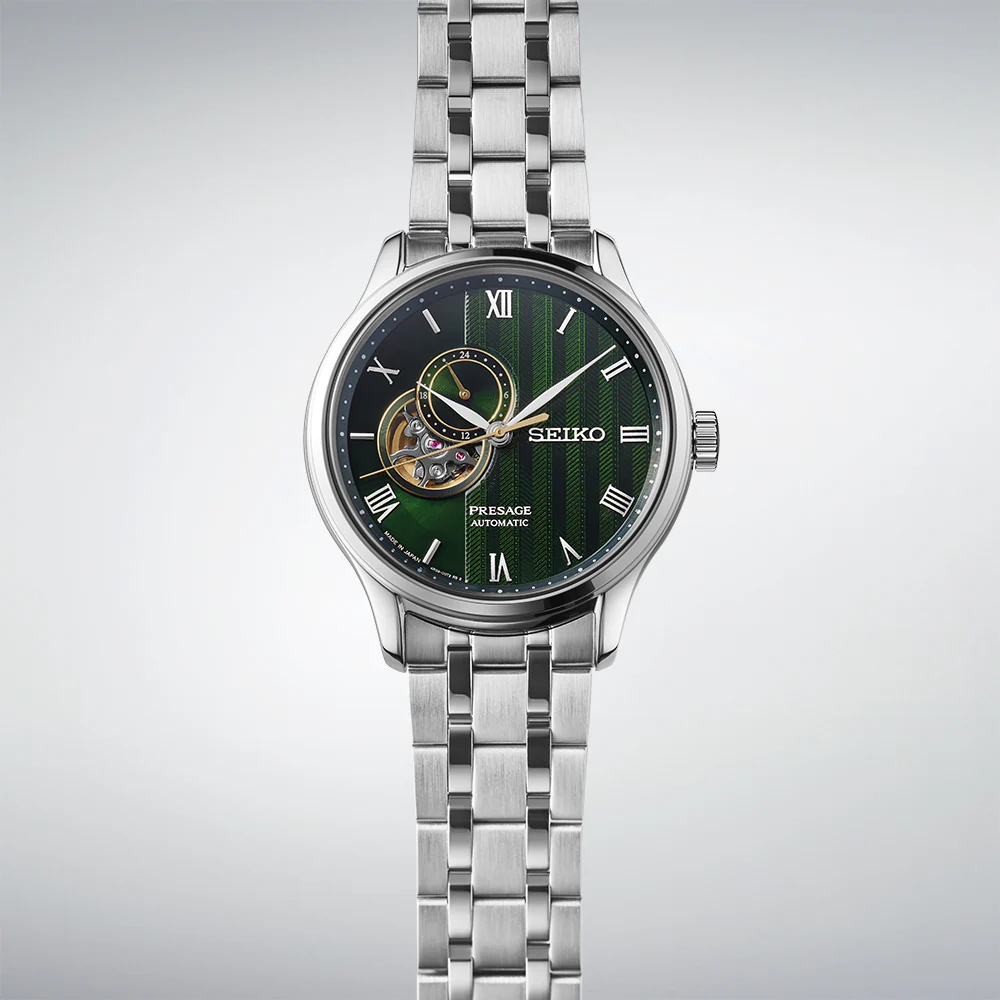 Seiko Presage ‘Japanese Zen Gardens’ in Fern green - SSA463J1 - Image 3