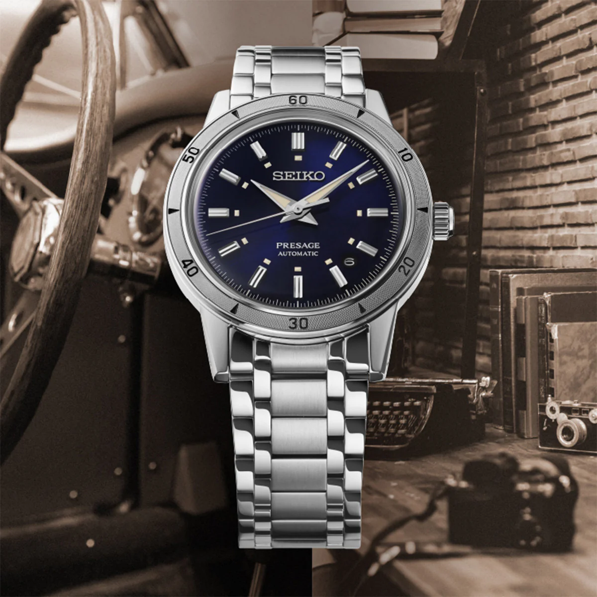 Presage Style 60's in navy - SRPL07J1 - Image 4