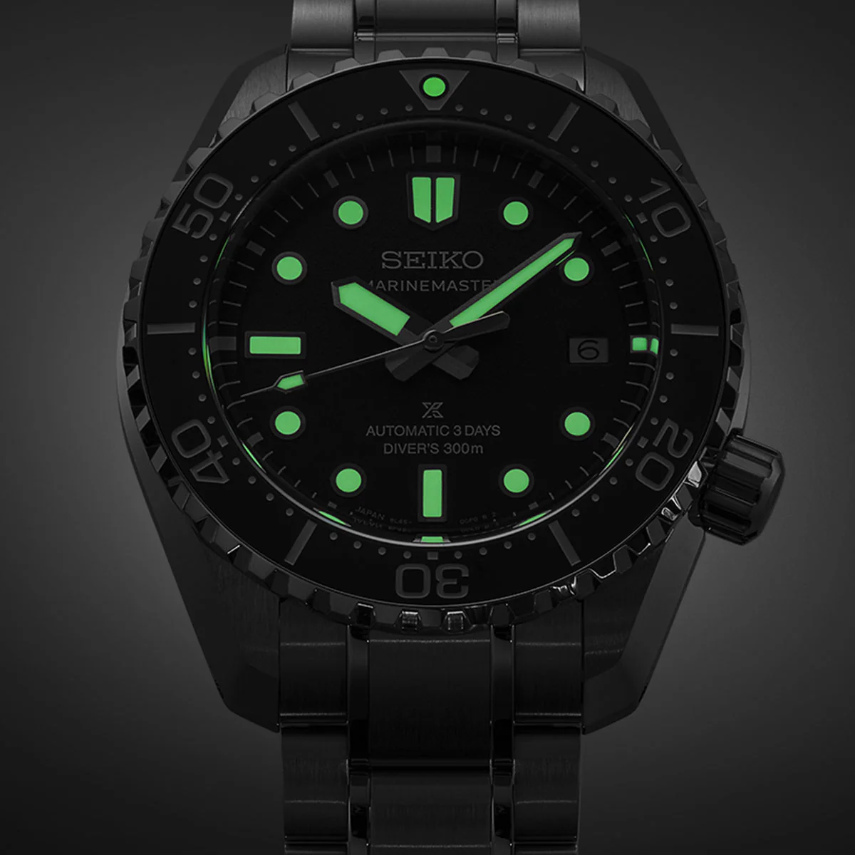 Prospex ‘Marinemaster’ 1968 Heritage Reinterpretation in Satin Black - HBF001J1 - Image 3