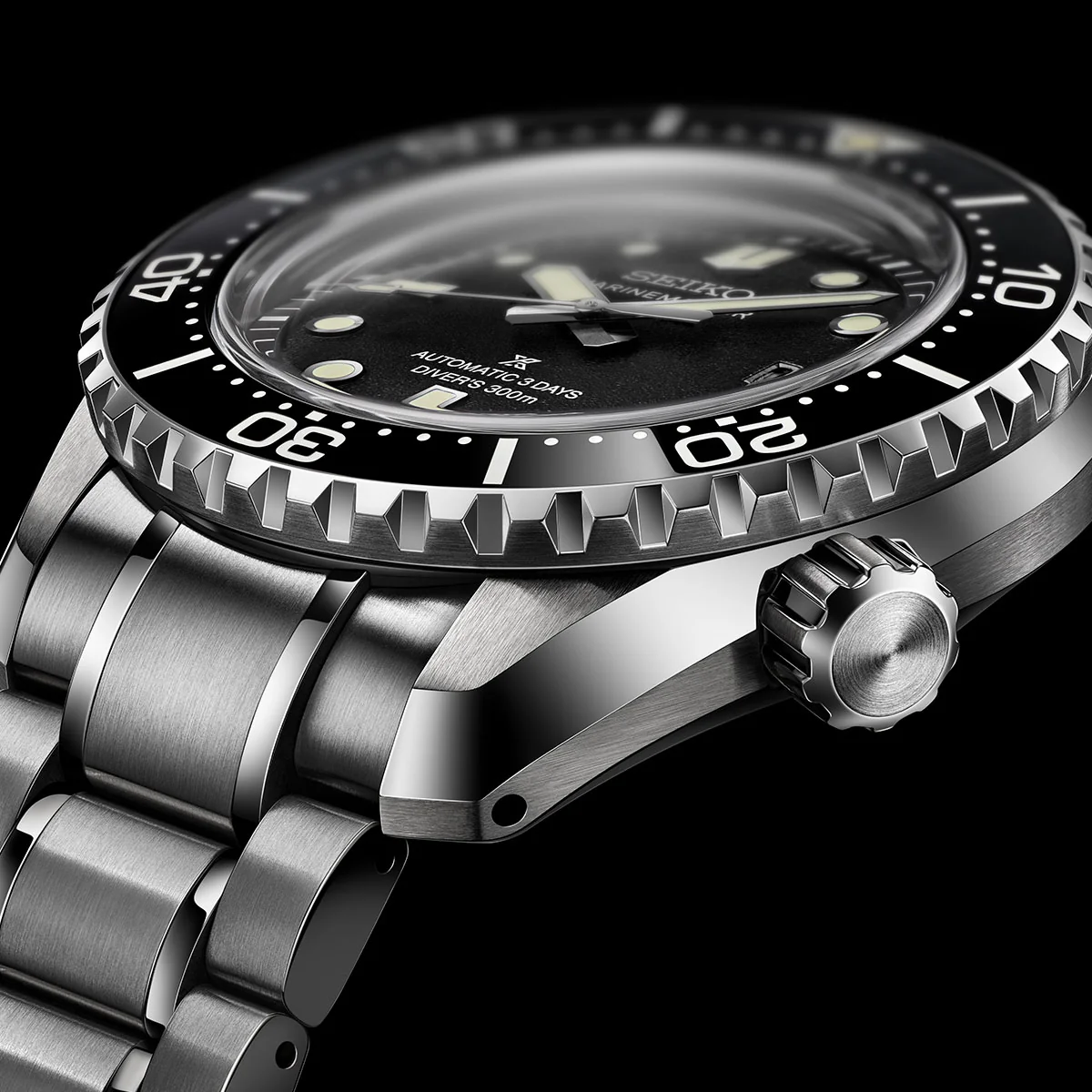 Prospex ‘Marinemaster’ 1968 Heritage Reinterpretation in Satin Black - HBF001J1 - Image 5