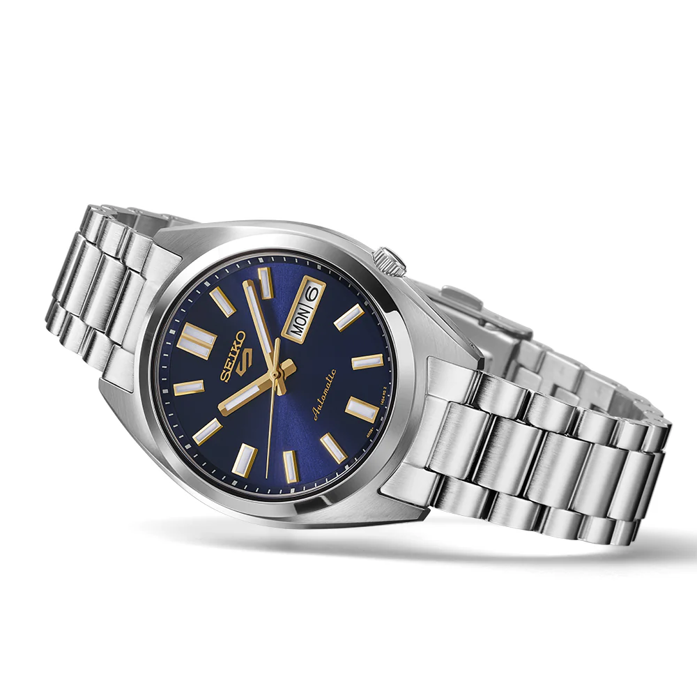 Seiko 5 Sports SNXS Vintage Gold Collection – in Blazer Blue - SRPL55K1 - Image 3