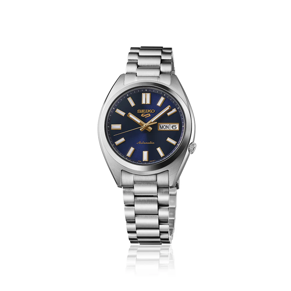 Seiko 5 Sports SNXS Vintage Gold Collection – in Blazer Blue - SRPL55K1 - Image 4