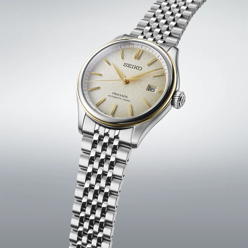 Seiko Presage Classic Series in Delicate Cream Silk - SPB478J1 - Image 4