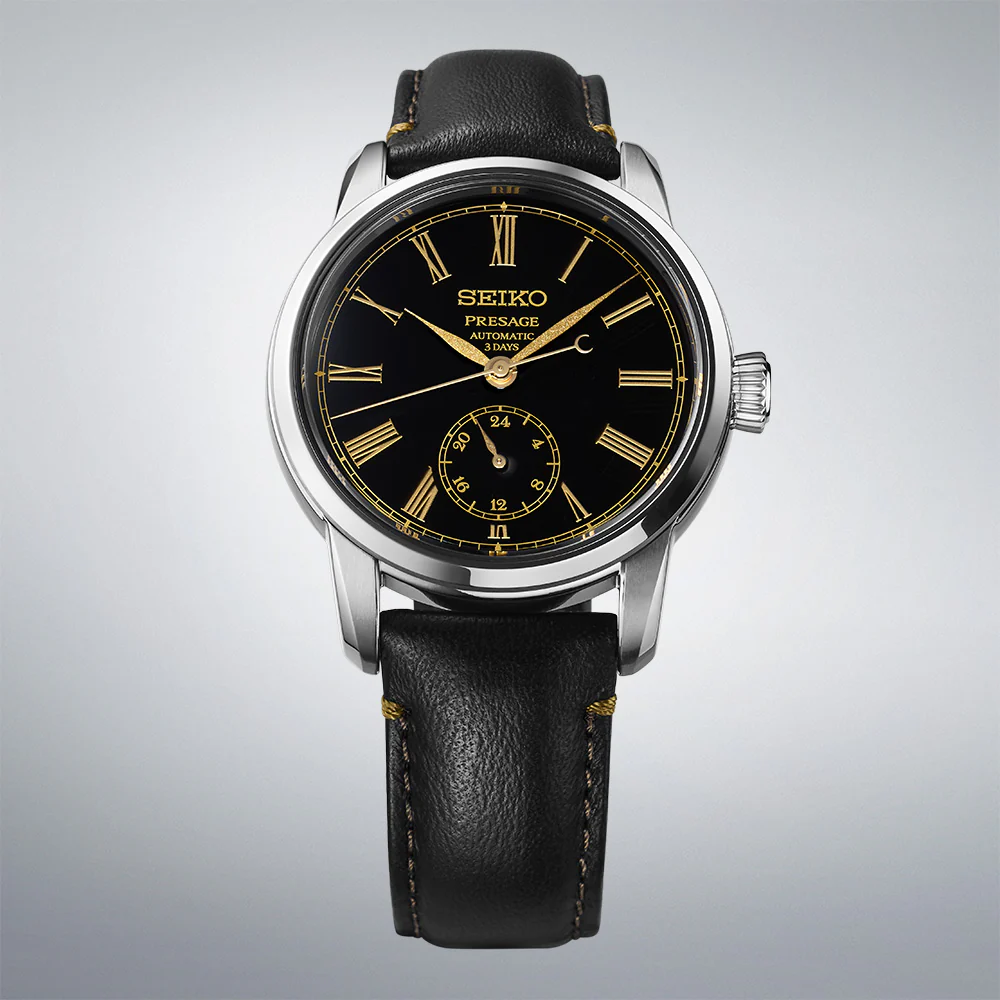Seiko Presage Classic Series in Urushi Black with Roman Numerals - SPB499J1 - Image 4