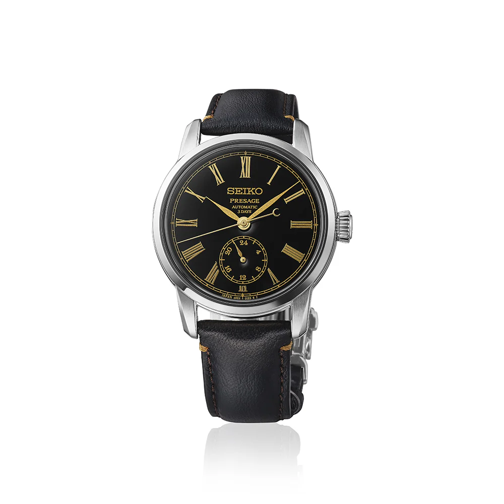 Seiko Presage Classic Series in Urushi Black with Roman Numerals - SPB499J1 - Image 5