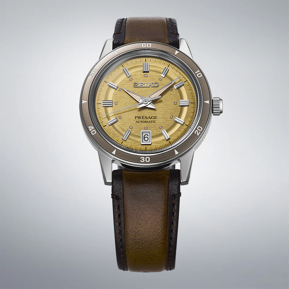 Seiko Presage Style 60's in Golden Yellow - SRPL75J1 - Image 4