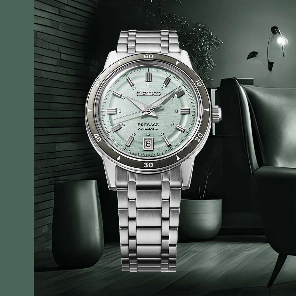 Seiko Presage Style 60's in Ice Green - SRPL71J1 - Image 3